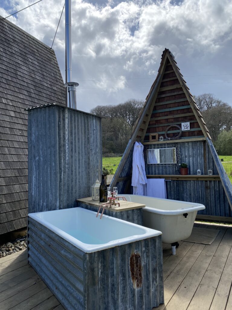 Outdoor bathroom