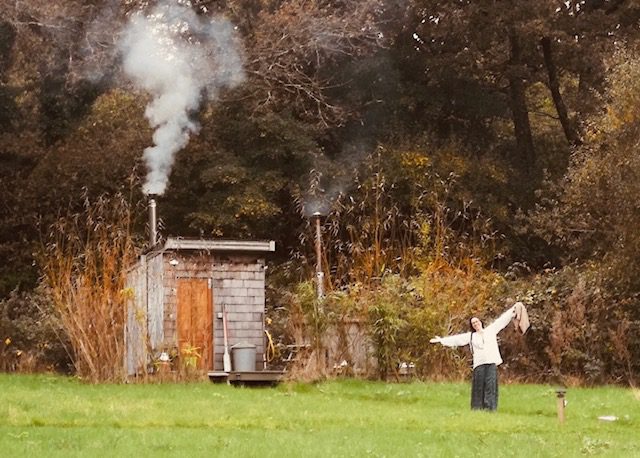Wood fired Sauna and Hot Tub